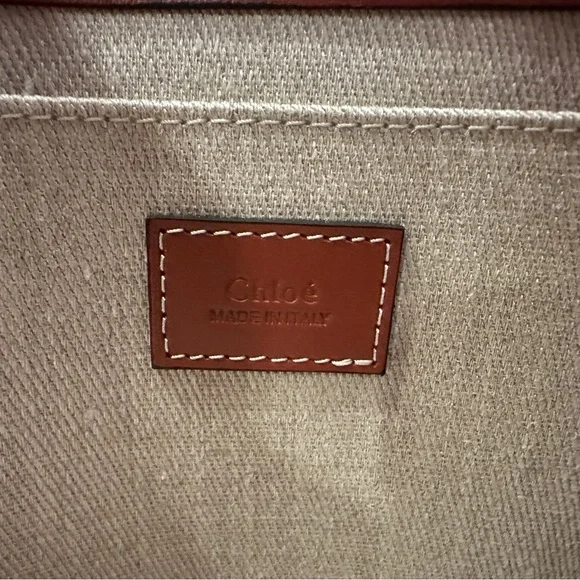 Authentic Chloé Woody Medium Woven Fringe Tote - Picture 13 of 15